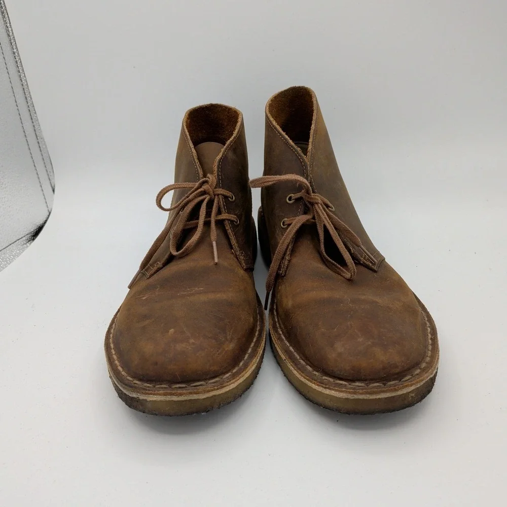 Clarks Originals Desert‎ Boot Beeswax Brown Leather Chukka Mens Size 9 26106562